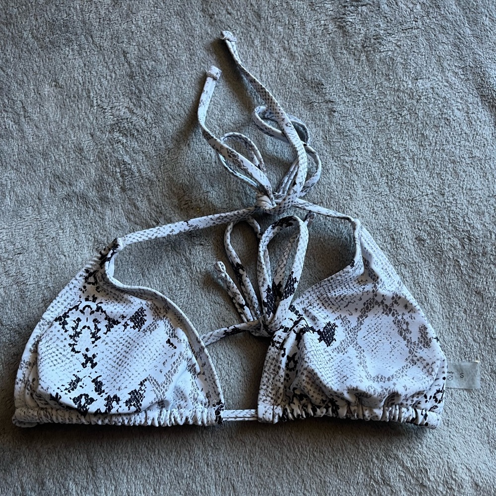 Snake Skin Bikini top